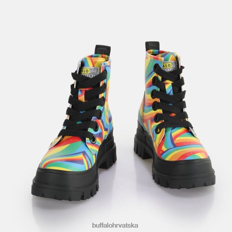 crna duga Buffalo aspha lace up hi ankle-boot vegan |čizme TDD6T370